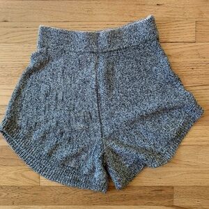 FP Beach - Free People Gray Knit Sweater Shortz